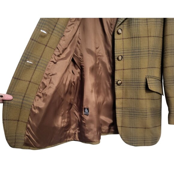 Vintage The Limited America Wool Plaid Blazer - Picture 6 of 16